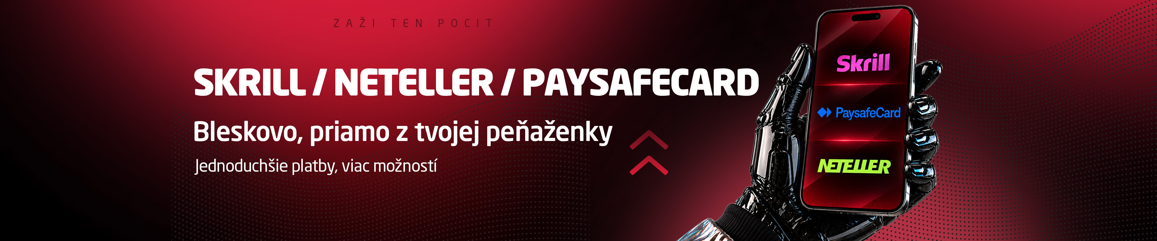 Blesková platba priamo z tvojej peňaženky